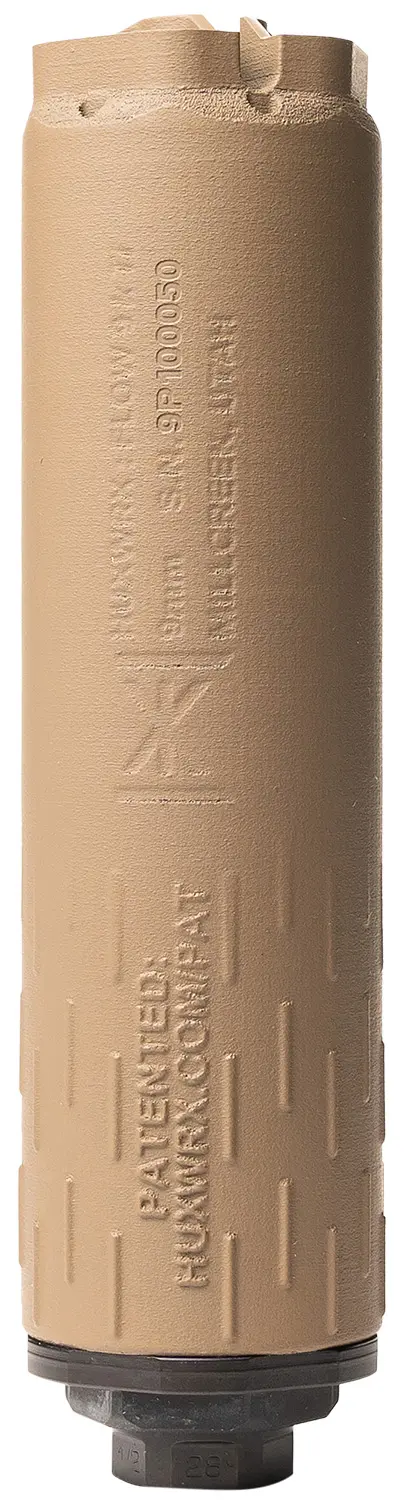 Huxwrx 3475 Flow 9K Ti 9mm 1.47" FDE Grade 5 Titanium