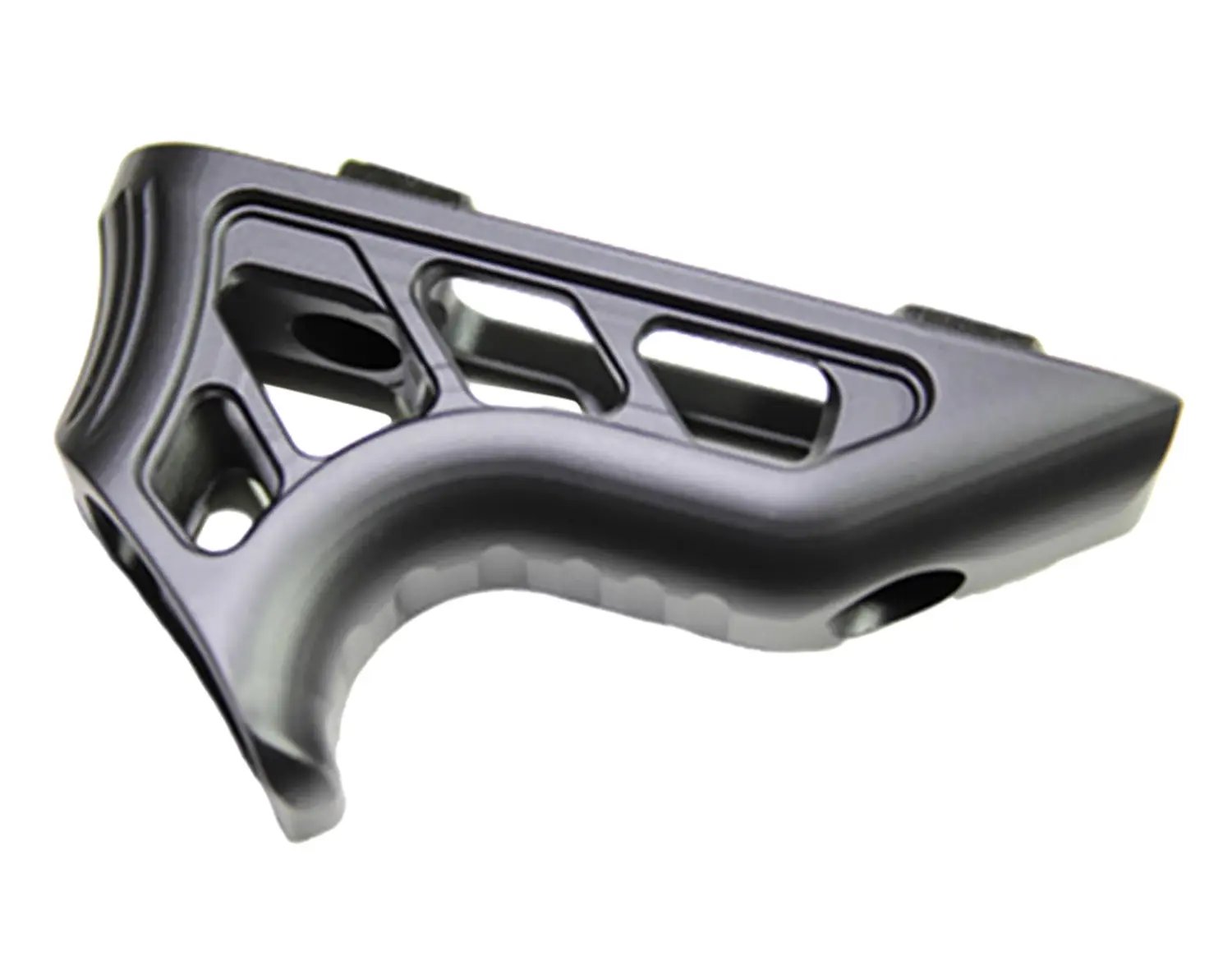 Timber Creek Outdoors MEMAFGBL Enforcer Mini Angled Foregrip Black Billet Aluminum