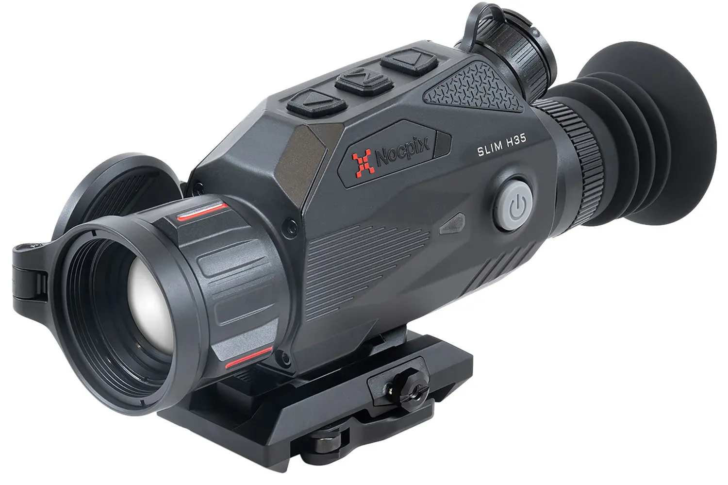 Nocpix SLIML35 Slim L35 Thermal Mountable Weapon Sight Black 3.5x35mm, 640x512 12 Microns 60 Hz Resolution, Zoom Digital 4x