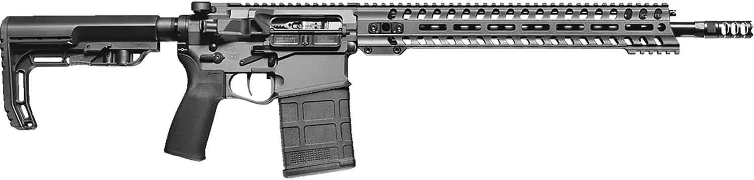 Patriot Ordnance Factory 01932 Revolution DI 308 Win 20+1 16.50" Black Nitride Tungsten Cerakote