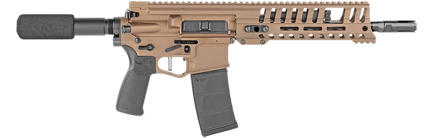 Patriot Ordnance Factory 01800 P415 Edge 300 Blackout 30+1 10.50" Black Nitride Burnt Bronze Cerakote Receiver