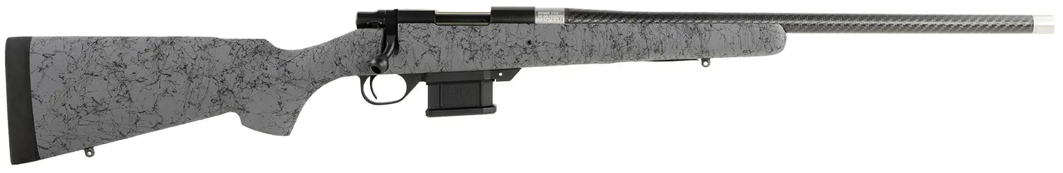Howa HHSCF6ARCGRYBLK M1500 Mini Action Full Size 6 ARC 5+1 20" Black Threaded Barrel, Matte Blue Steel Receiver Drilled & Tapped, HS Precision Gray Synthetic Stock