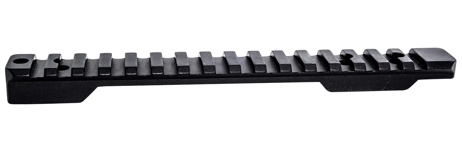 Weatherby P00252705 Picatinny Rail Black Hardcoat Anodized Alloy Fits Weatherby Mark V Magnum 9-Lug Action