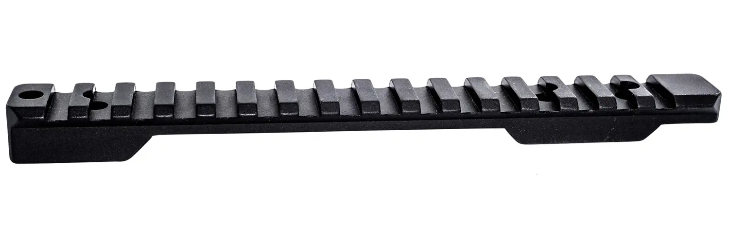 Weatherby P00252706 Picatinny Rail Black Hardcoat Anodized Alloy Weatherby Mark V Standard 6-Lug Action