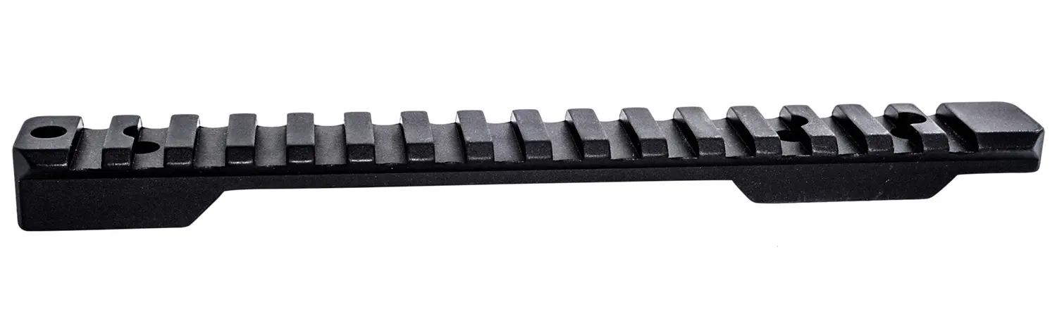 Weatherby PL0252150 Picatinny Rail Peak 44 Black Weatherby Mark V Picatinny Rail/Weaver Mount Long Action