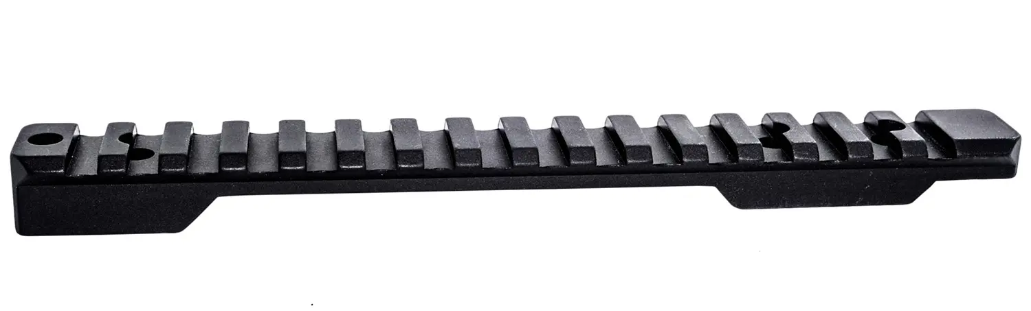 Weatherby PS0252150 Picatinny Rail Peak 44 Black Weatherby Mark V Picatinny Rail/Weaver Mount Short Action