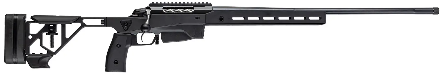 Tikka JRTXAGB38224 T3x Ace Game 6.5 Creedmoor 10+1 20" Fluted Threaded Barrel, Black Cerakote Picatinny Rail Aluminum Receiver, M-LOK Handguard, Adjustable Aluminum Stock, Black Polymer Grip