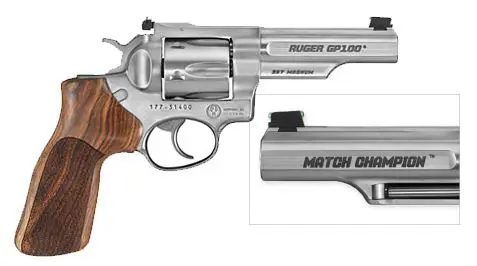 RUGER GP100 MATCH CHAMP 357MAG SS AS