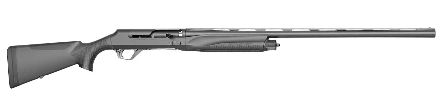 Retay USA BRACEBLK28 Ace Type R Full Size 20 Gauge Semi-Auto 3" 3+1 28" Extra Black Vent Rib Barrel, Drilled & Tapped Hump Back Steel Receiver, Adj Shim Black Synthetic Stock, Ambidextrous