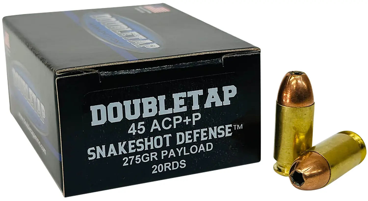 DoubleTap Ammunition 45ASS20 Snake Shot 45ACP 20 Per Box/50 Case
