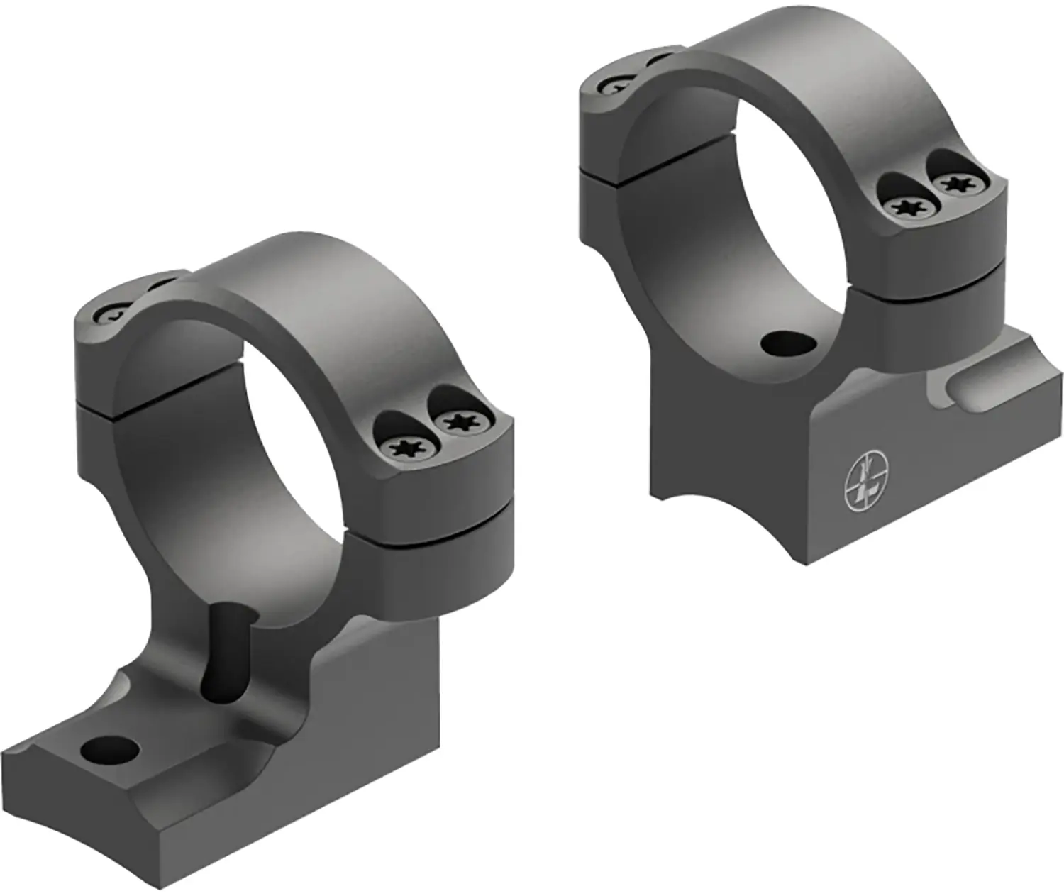 Leupold 177160 BackCountry Black 7075 T-6 Aluminum 30mm Tube High Fits Weatherby Mark V 6 Lug