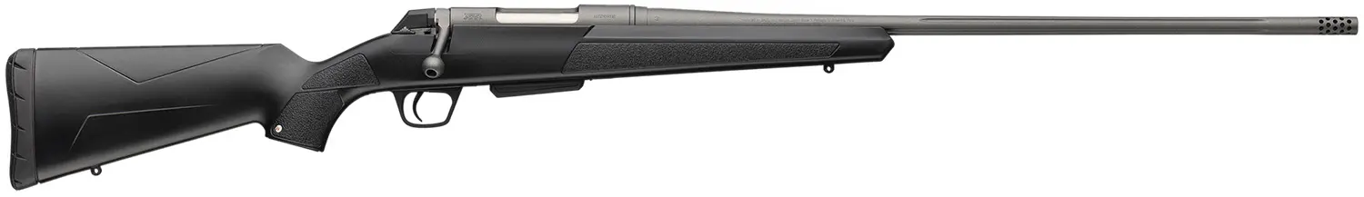Winchester Repeating Arms 535801296 XPR Extreme 350 Legend Tungsten Cerakote Fluted Threaded Barrel & Drilled & Tapped Steel Receiver, Fixed Black Synthetic Stock