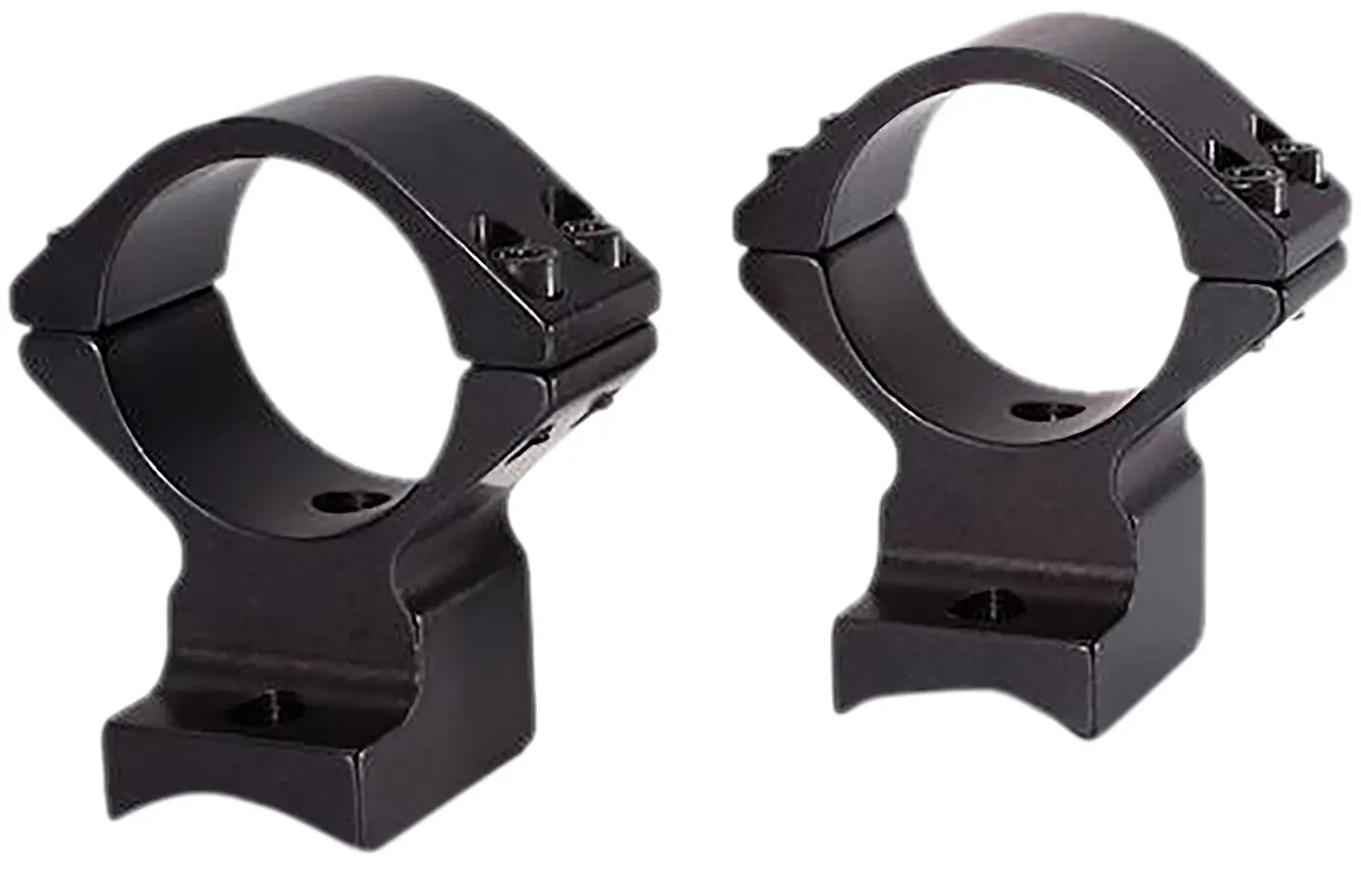 Talley 95X719 Scope Mount/Ring Combo Black Anodized Aluminum 1" Tube, Savage (8-40) Round Receiver w/Accutrigger, High Rings