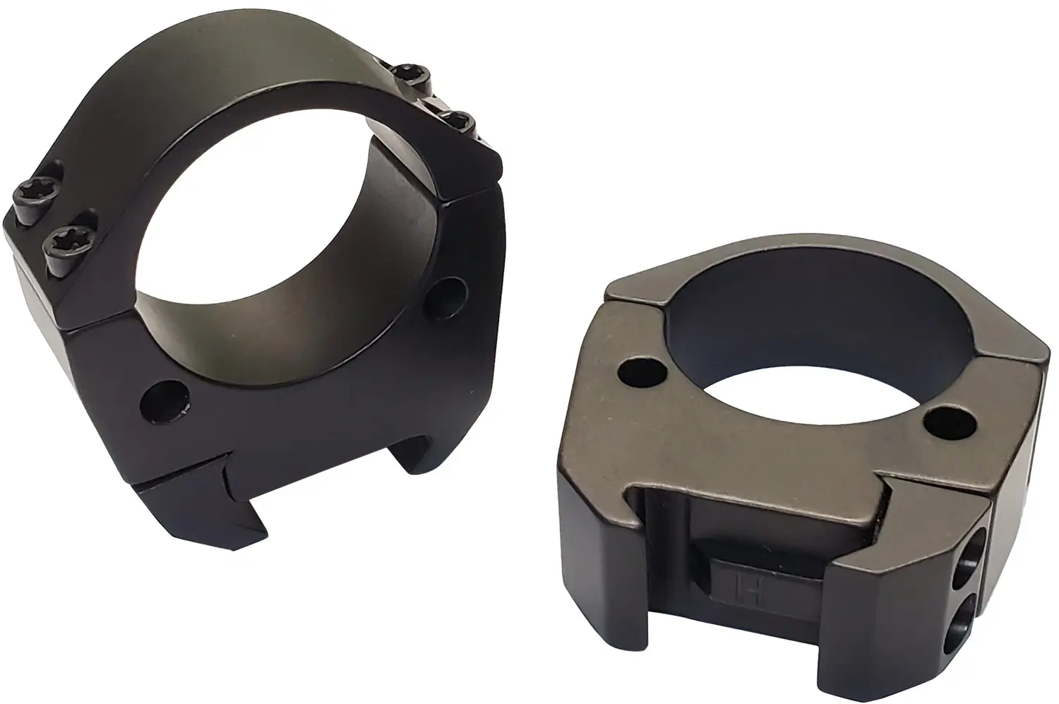 Talley TMS34L Modern Sporting Black Anodized Aluminum 34mm Tube, Low, Picatinny Rail