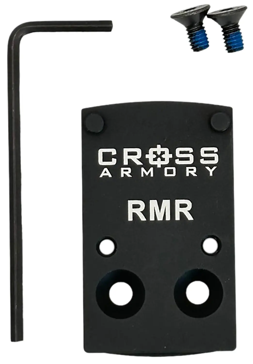 Cross Armory CRRMADAPTER Adapter Plate Black Oxide Aluminum Compatible w/ RMR Optics