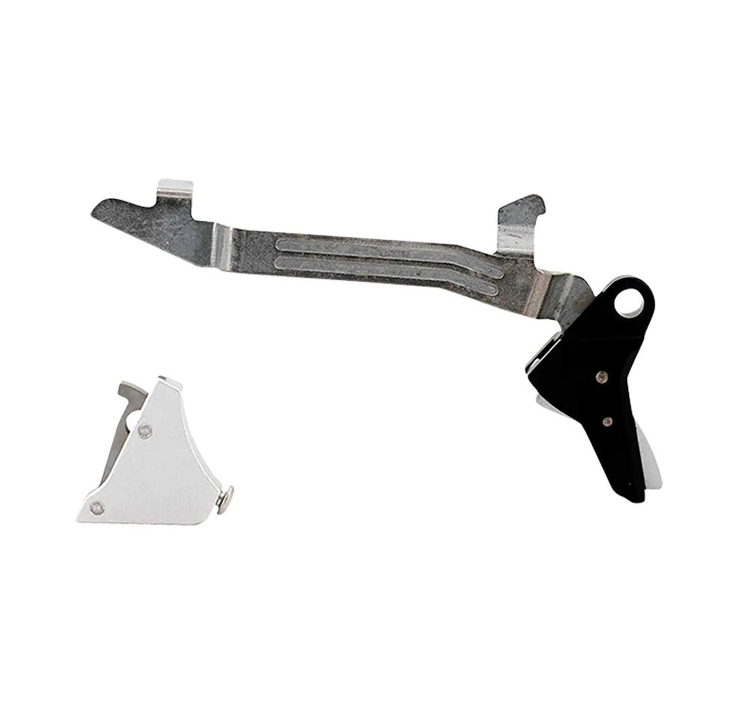 Timney Triggers ALPHAGLOCK5LARGESILVER Alpha Competition 10mm/45 ACP Silver Fits Glock 20/20MOS/21/21MOS/29/30 Gen 5 Large Frame