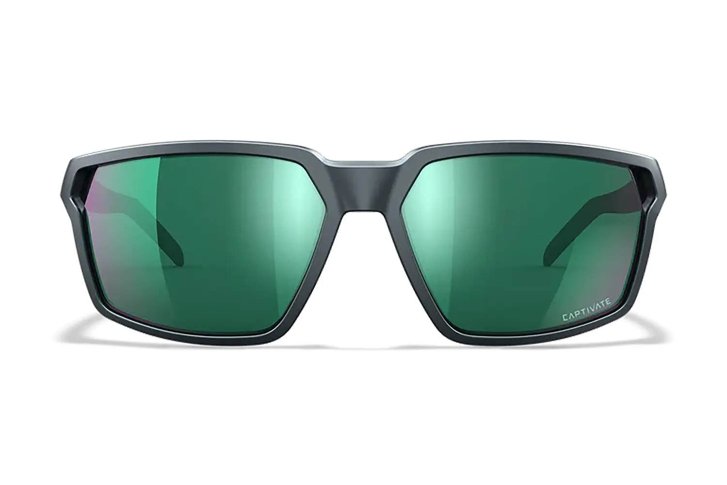 Wiley X AC6SRA07 Sierra M/L Green Mirror Lens Polycarbonate Matte Graphite Frame