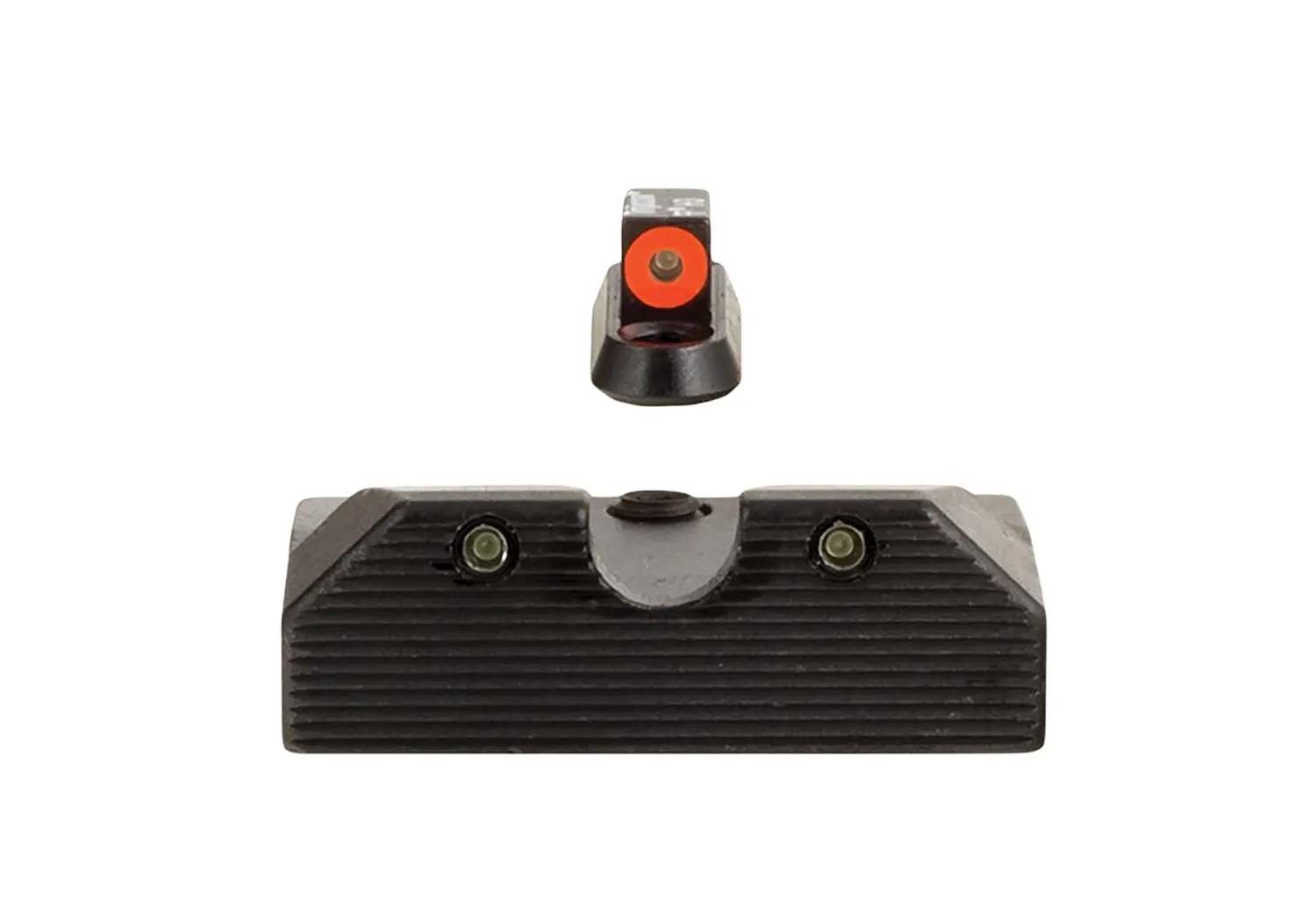 Trijicon 601081 HD XR Night Sight Set Green Tritium/Orange Outline Front, Green Tritium Rear, Black Frame, Fits CZ P-10/P-10C