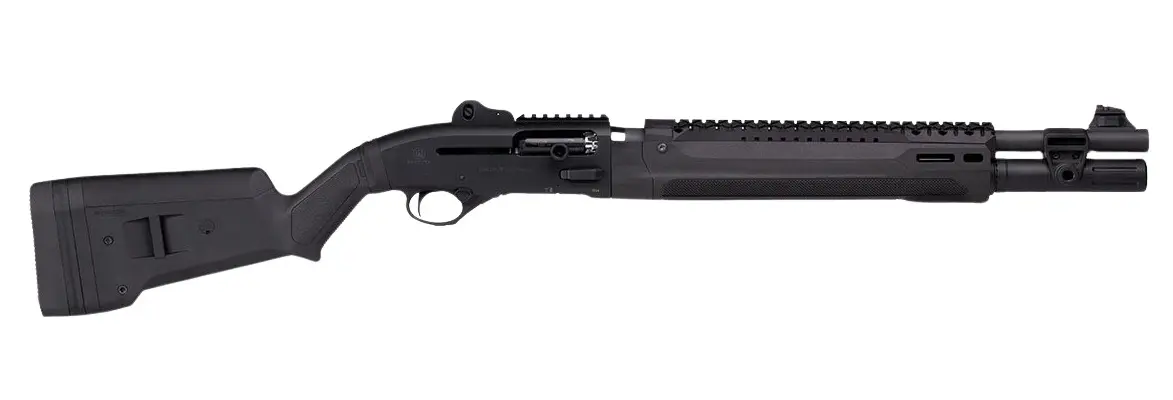 Langdon Tactical Tech LTT1301HBMBLK Beretta 1301 3" 7+1 18.50" Black Oxide Heat Shield Barrel, Black Anodized Aluminum Receiver w/Picatinny Rail, Black Magpul Polymer Stock, Beretta Patrol Forend