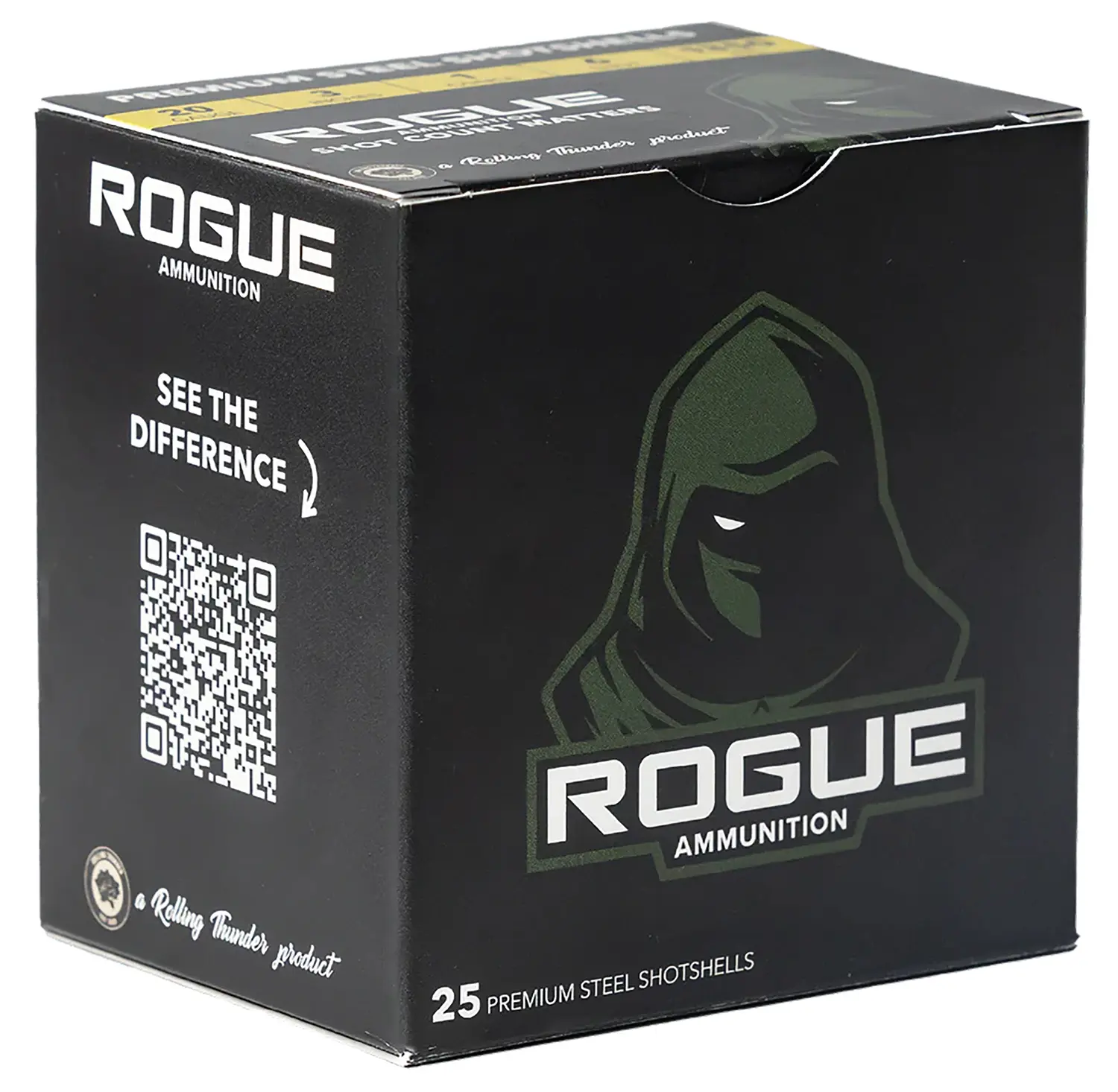 Rogue Ammunition RA-20-1-6S 20Gauge 3" 1oz 6Shot 25 Per Box/10 Case