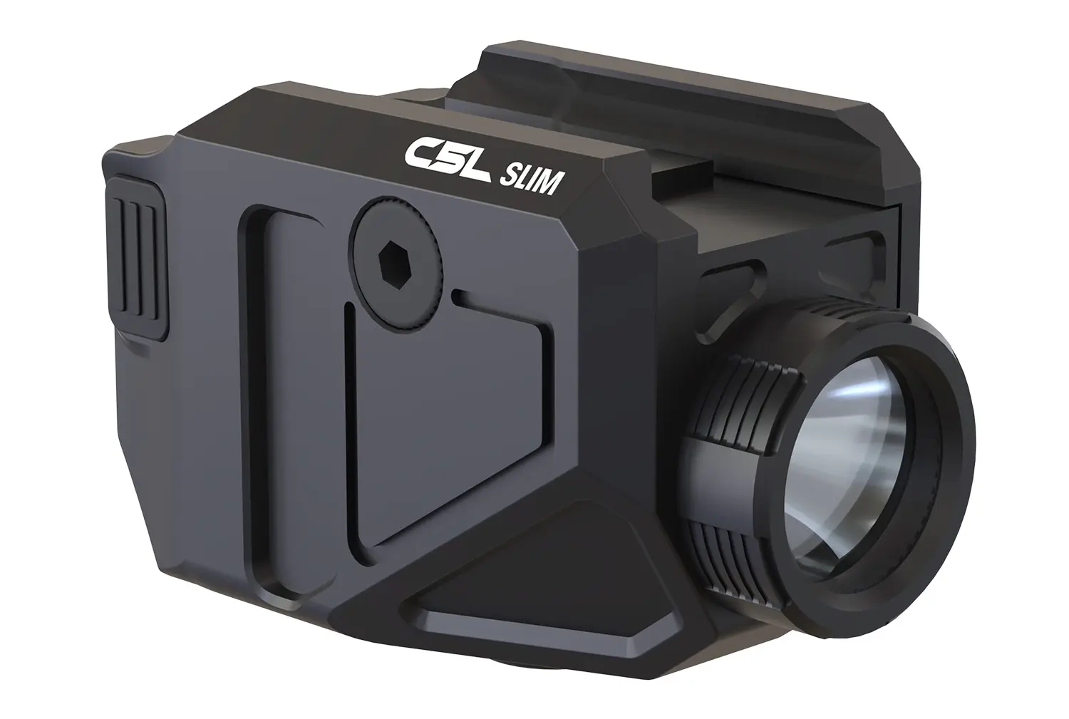 Viridian 9300049 C5L Slim C Series Black Glock 43X/48 MOS 550 Lumens Green Laser 25 Yards Day/1 Mile Night Beam Rail Mount