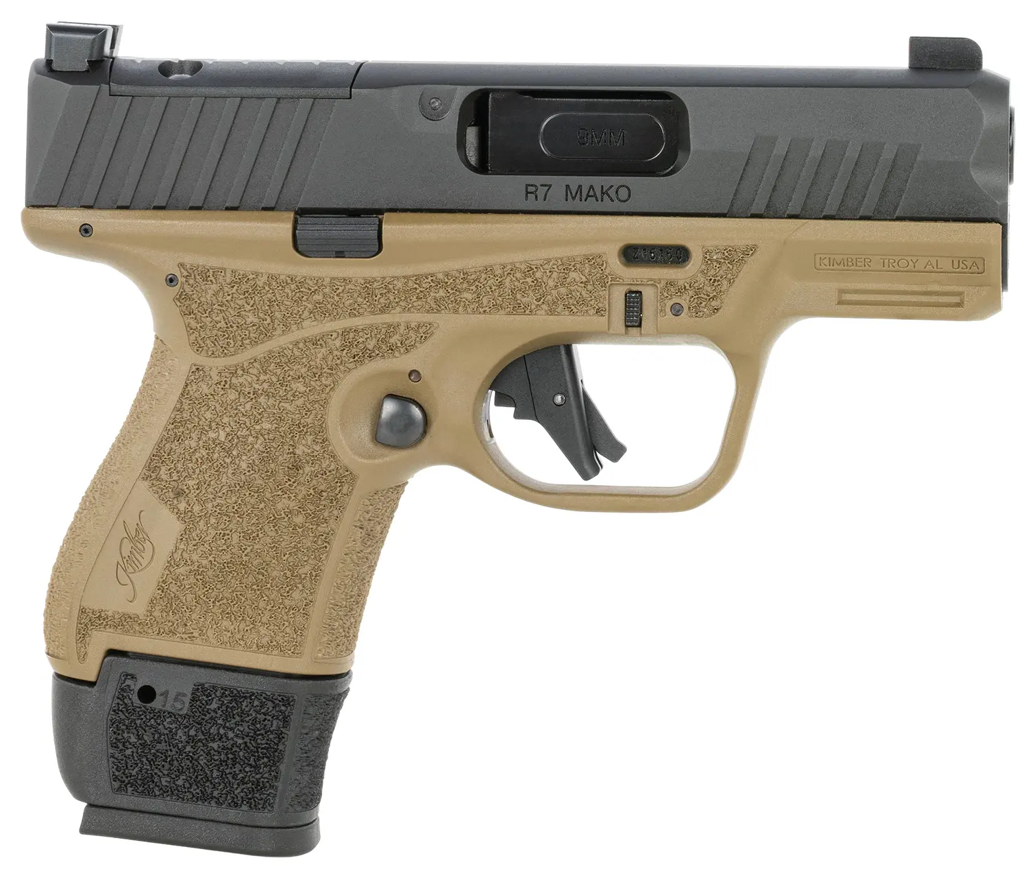 KIMBER 3800040 R7 MAKO FDE (OR) 9MM 11/15R