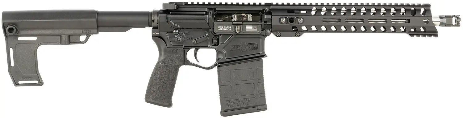 Patriot Ordnance Factory 1665 Rogue 308 Win 20+1 12.50" Black Anodized