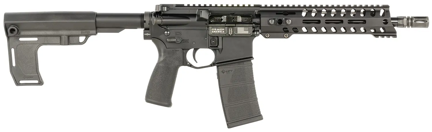High-quality tactical rifle featuring adjustable stock, rail system, and ergonomic grip for precisio.