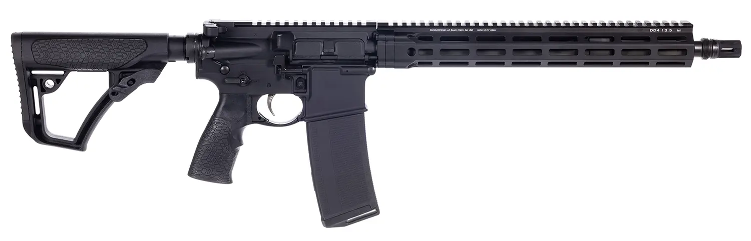 Daniel Defense 0220105296047 DD4 RIII SLW 5.56 NATO 30+1 14.50" Black
