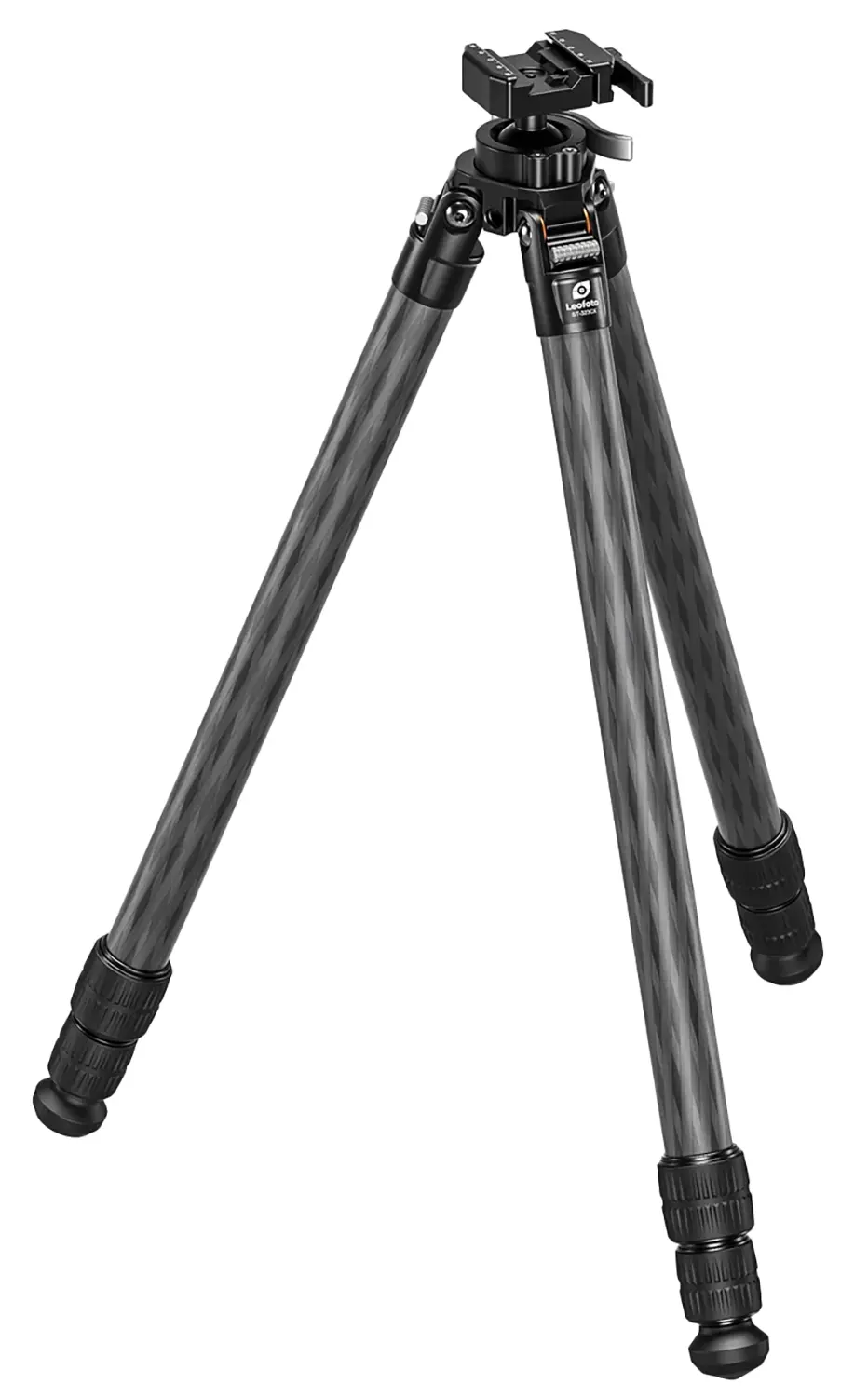 Leofoto Usa ST-323CX Integrated Ballhead ST-X Tripod 6.30"-64.60" High Black Aluminum