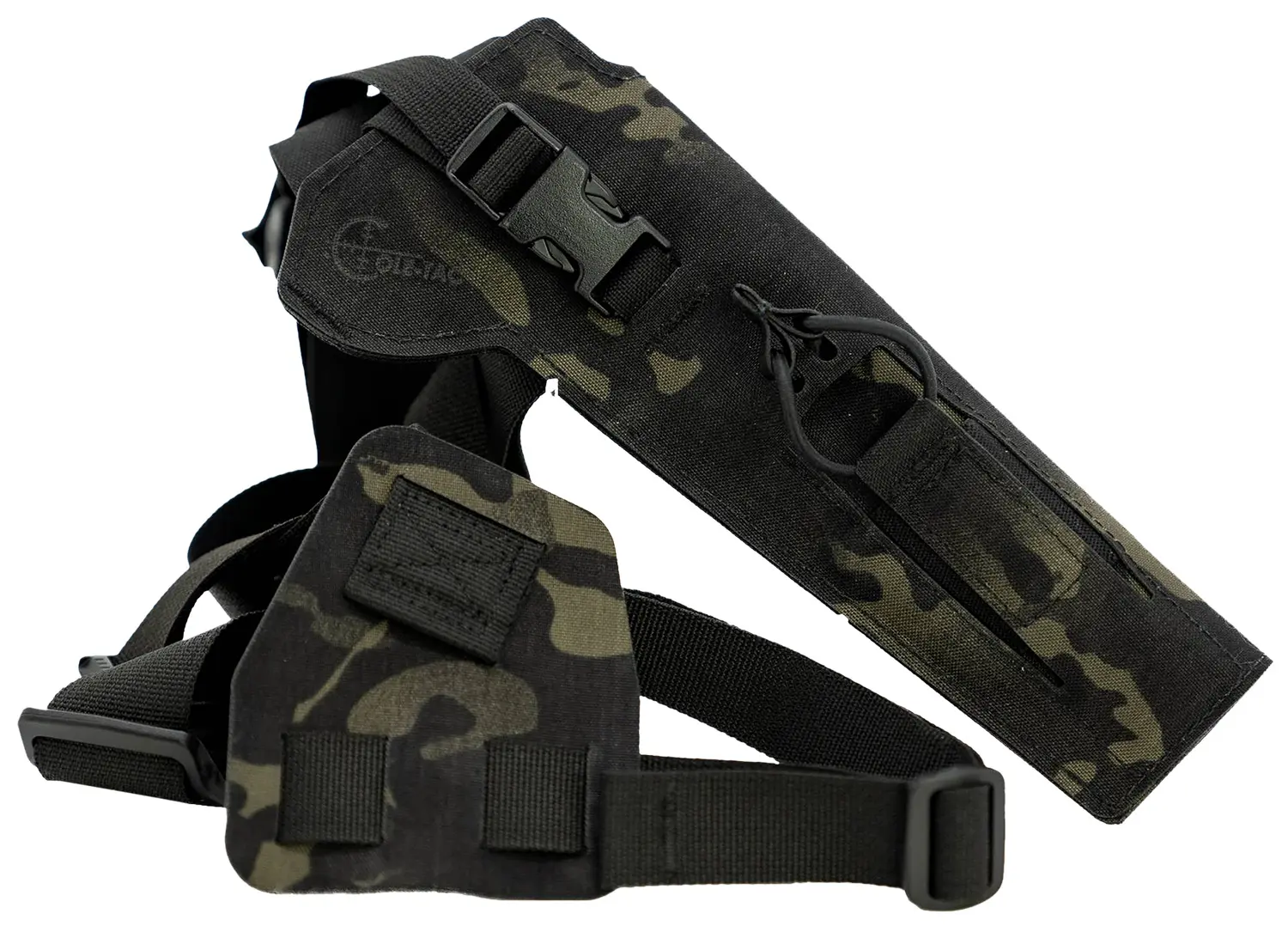 Cole-tac VW205 Varmint Wrangler Pistol Holder Chest Multi-Cam Black Left Hand