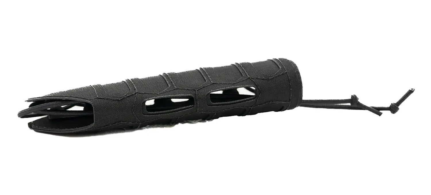 Cole-tac HG201 SD Handguard Wrap W/ Slots Black Squadron 6.5" Long