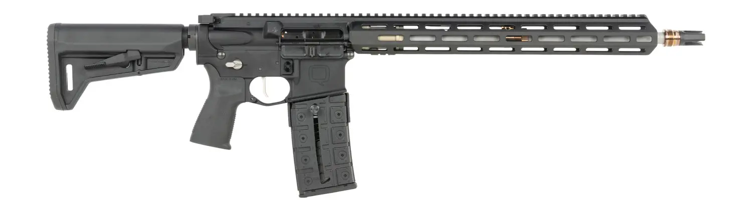 Q LLC Sugar Weasel *CA Compliant 5.56 NATO 10+1 16"Black Cerakote Aluminum Receiver w/Picatinny Rail, M-LOK Handguard, CMOE SL-K Black Polymer Stock, Black Polymer Grip
