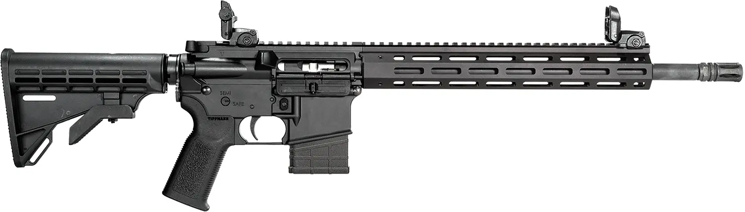Tippmann Arms A101036 M4-22 Elite 22 LR 10+1 16" Black Parkerized Barrel, Matte Black Aluminum Receiver w/Picatinny Rail, M-LOK Handguard, Black CAR15 Polymer Stock, Black Gen2 Grip, Right Hand