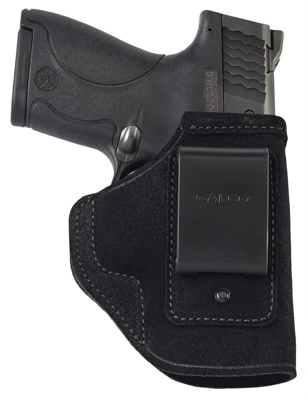 Pistol with black holster and magazine, ready for concealed carry or self-defense.
