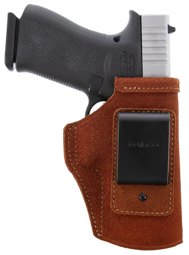 Galco STO834R Stow-N-Go IWB Natural Steerhide Fits Glock 48 Right Hand