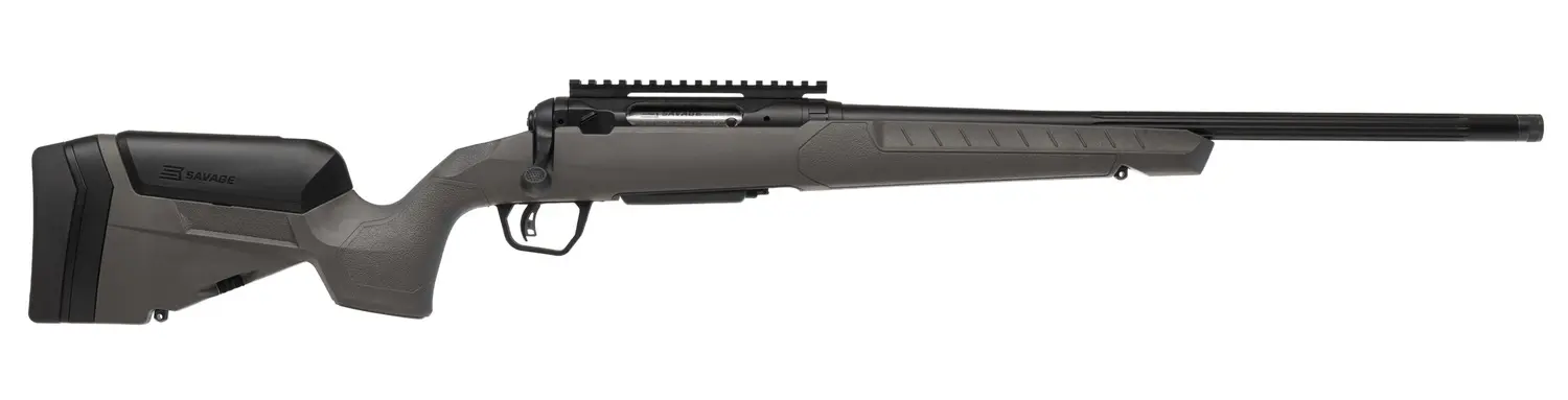 Savage Arms 32427 110 Trailblazer 300 Win Mag 3+1 22" Fluted Barrel, Flat Dark Gray Adj LOP Synthetic Stock, Right Hand