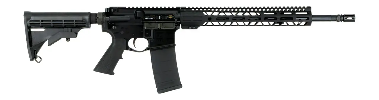Faxon Firearms FXSPT55616SA13 Sport 5.56 NATO 30+1 16" Black Nitride SOCOM Threaded Barrel, Black Aluminum Receiverw/ Picatinny Rail, M-LOK Handguard, M4 Mil-Spec Black Polymer Stock, A2 Style Grip