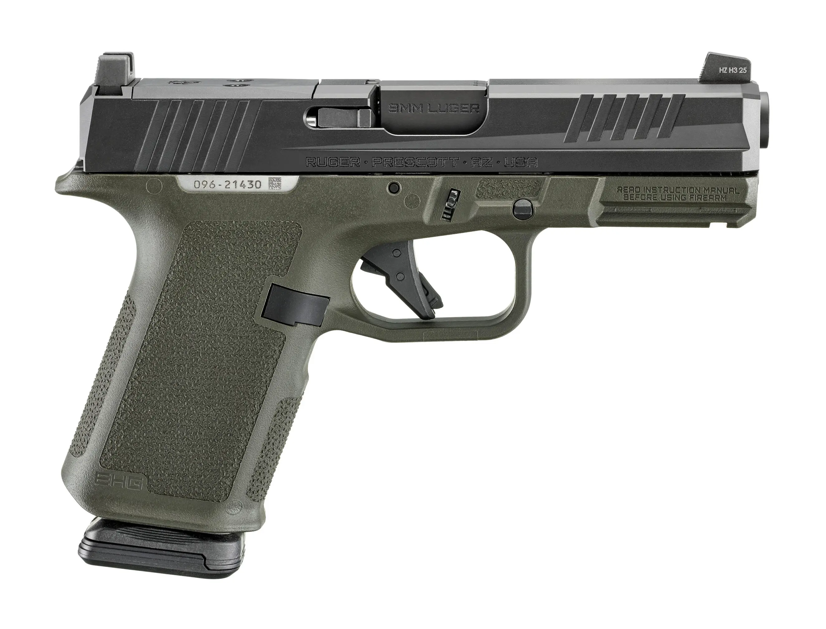 RUGER RXM 9MM BLK/ODG 15+1 4" AS