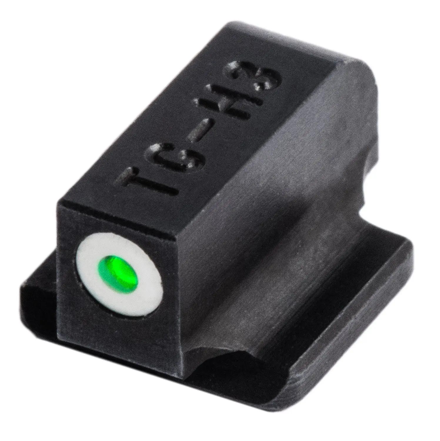 TruGlo TG231R2W Tritium Pro Black | Green Tritium White Outline Front Sight Green Tritium Rear Sight