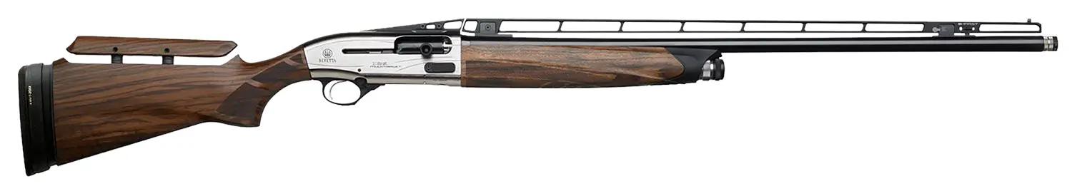 Beretta USA J40CT12 A400 Xcel Multitarget 12 Gauge 3" 4+1 32" Blued Barrel, Silver Anodized Metal Finish, Oiled Walnut Adjustable Comb Kick-Off Stock