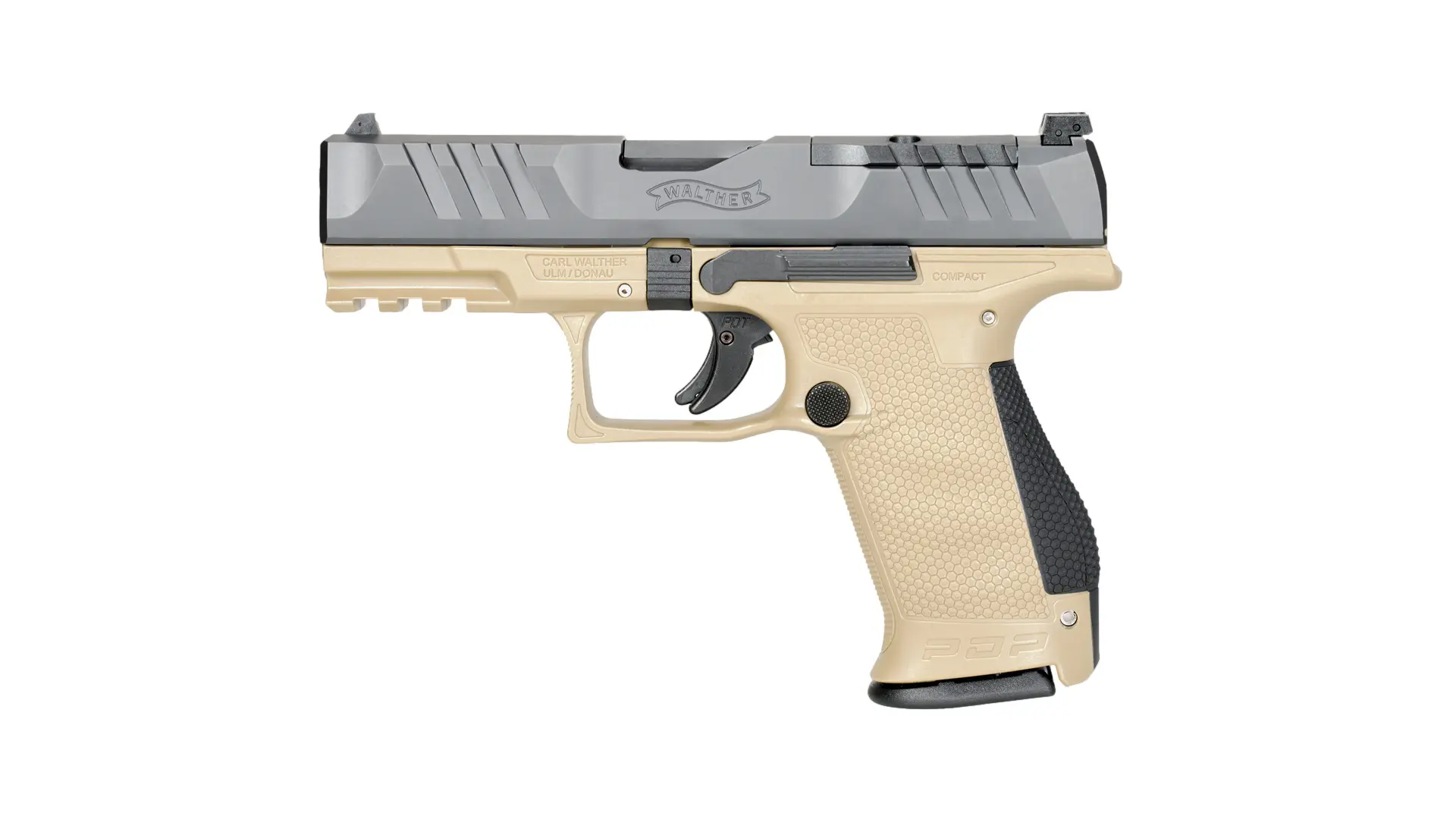 WALTHER ARMS PDP 9MM CPT 4" BLK/TAN OR 15+1