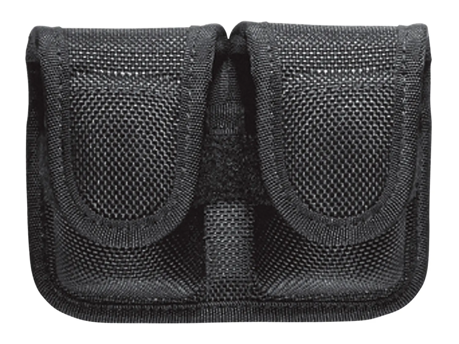 Bianchi 17400 7301 SpeedLoader Pouch Double Black Accumold Hook & Loop Belts 2-2.25" Wide Compatible w/ 38/357
