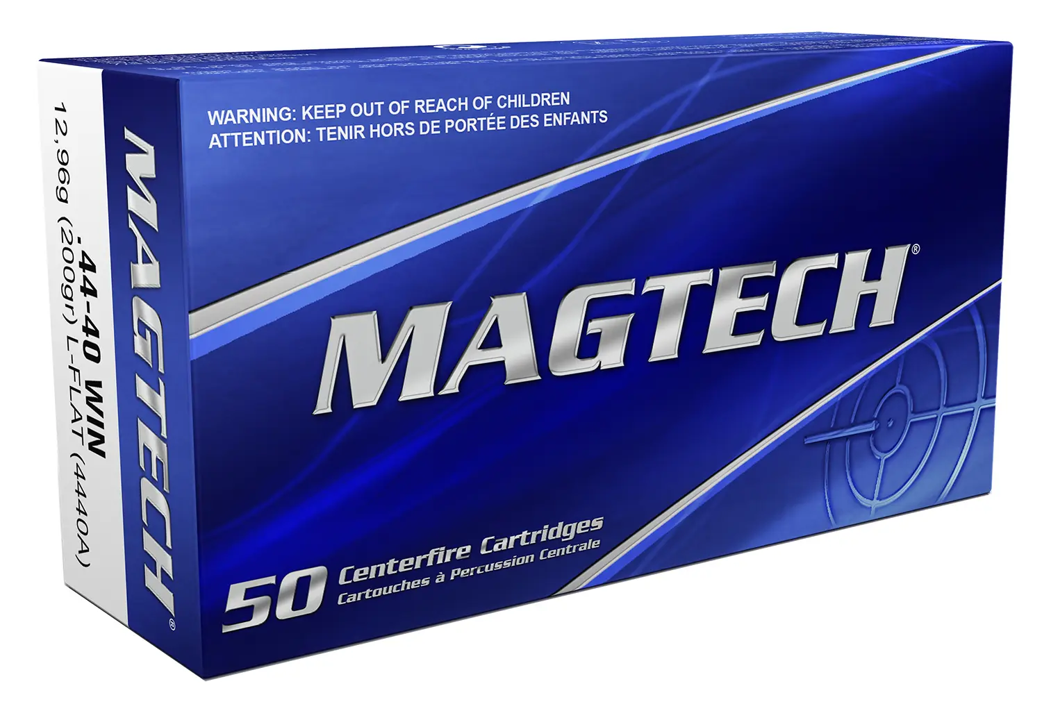 Magtech 4440A Range/Training 44-40Win 200gr Lead Flat Nose 50 Per Box/20 Case