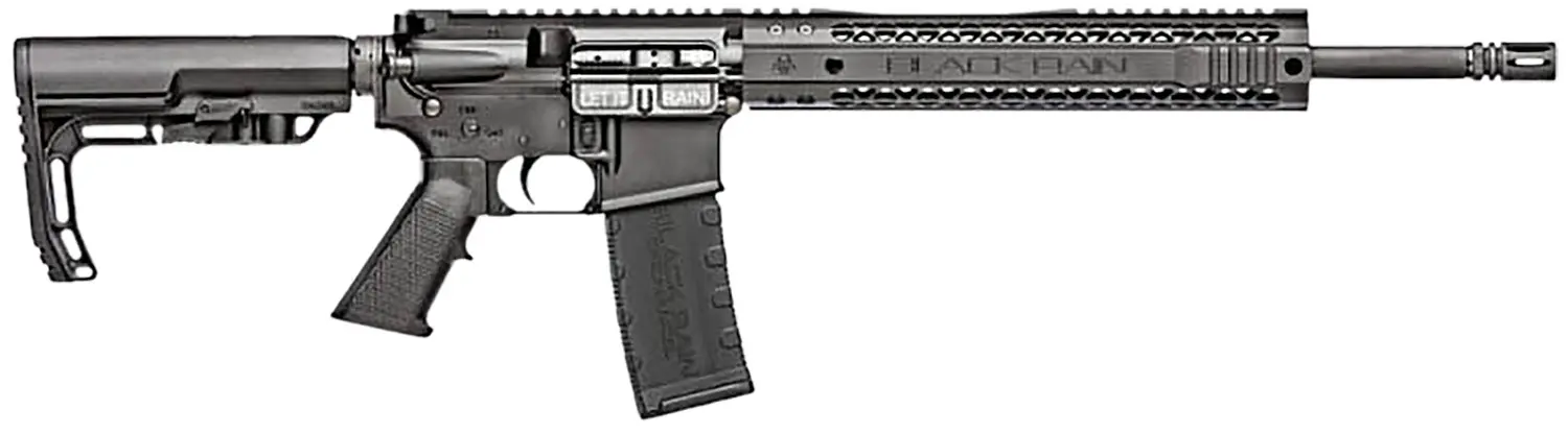 Black Rain Ordnance BROSPEC15 Spec15 5.56x45mm NATO 30+1 16" Chrome Moly Barrel, A2 Flash Hider, Black Hard Coat Anodized 7075-T6 Receiver, Adjustable B5 Sopmod Stock, Polymer Grip, GI Trigger