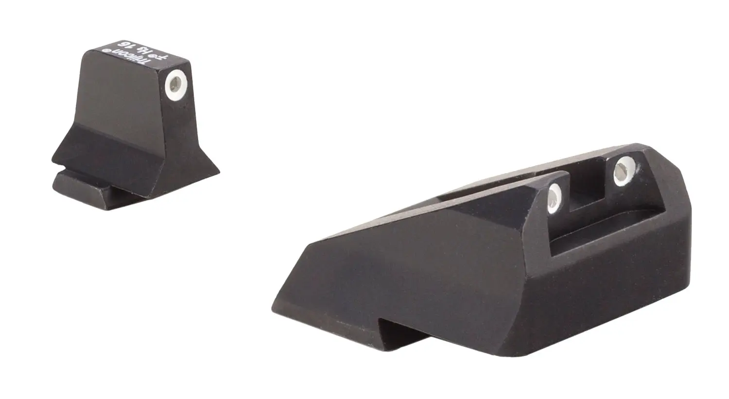 Trijicon 600900 Suppressor/Optic Height Sights Green/Tritium White Outline Front Sight-Green/Tritium White Outline Rear Sight Smith & Wesson M&P/M&P M2.0