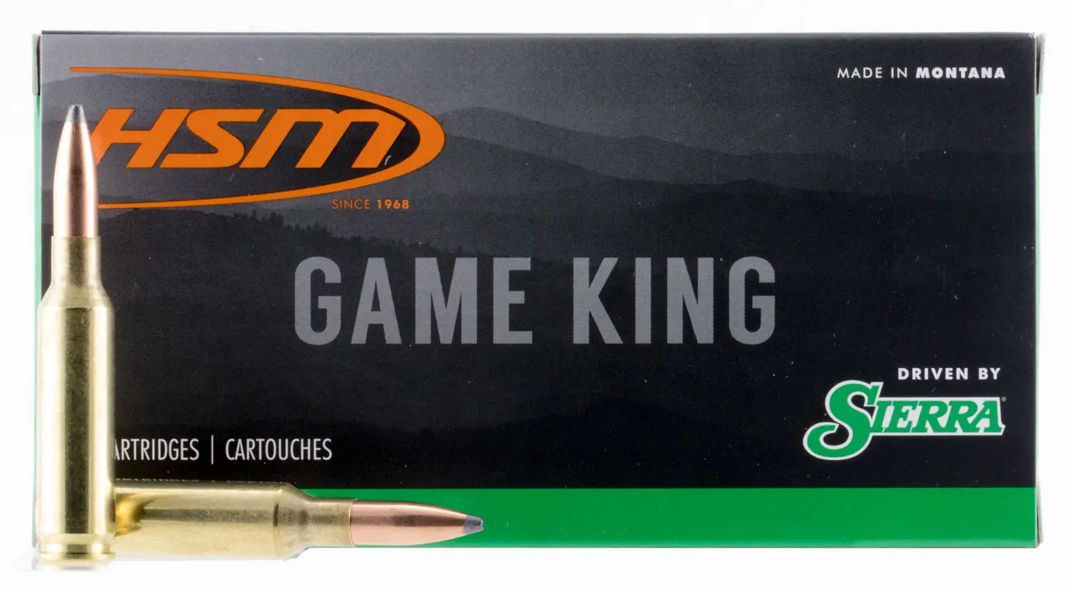 HSM 65CREEDMOOR1N Game King 6.5 Creedmoor 140 gr Sierra GameKing Spitzer Boat Tail 20 Per Box/ 25 Case