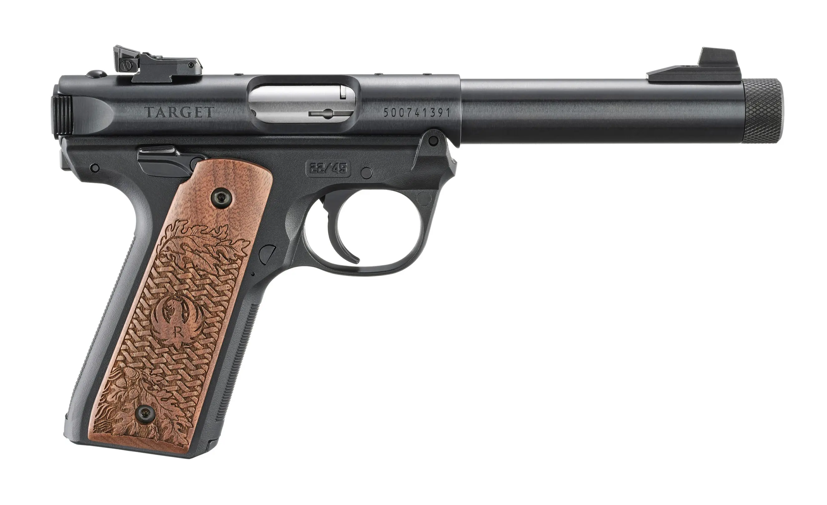 RUGER MKIV 22/45 BLK 22LR 5.5" TB