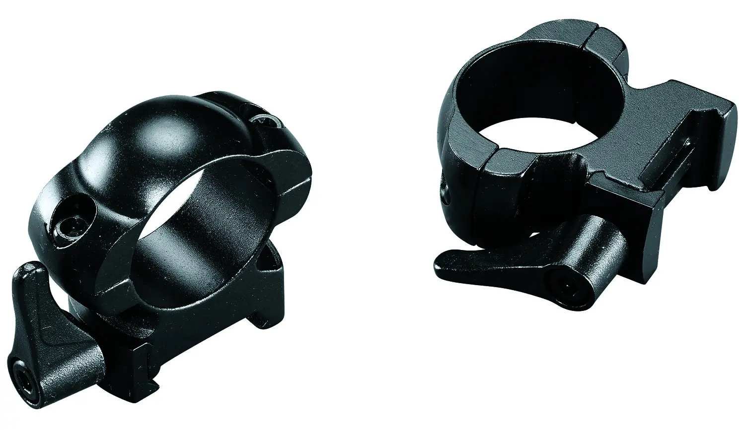 Weaver Mounts 49326 Lever Lok Matte Black 1" High