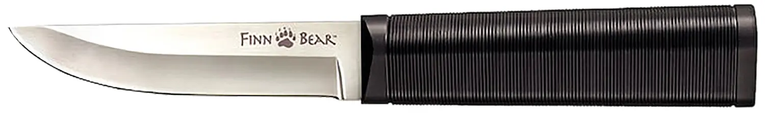 Cold Steel 20PC Finn Bear 4" Fixed Plain 4116 Stainless Steel Blade/Black Polypropylene Handle